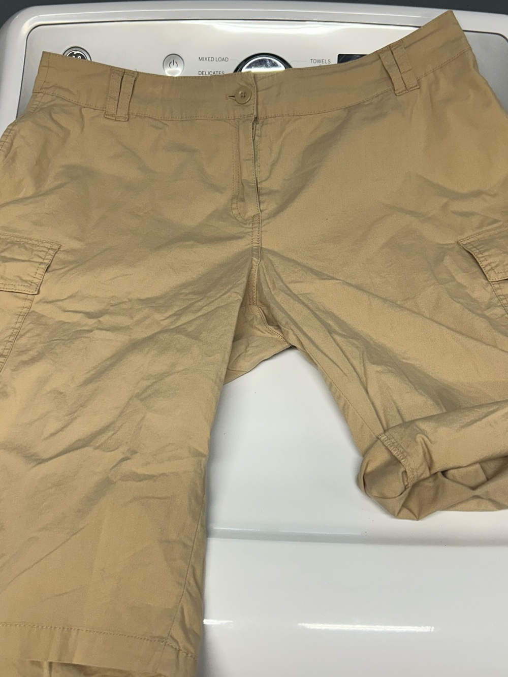Ellos Khaki Cargo Shorts - Classic Neutral